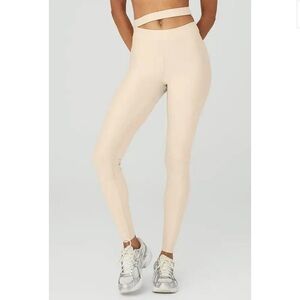 Alo airlift Highrise all access leggings macadamia cream small